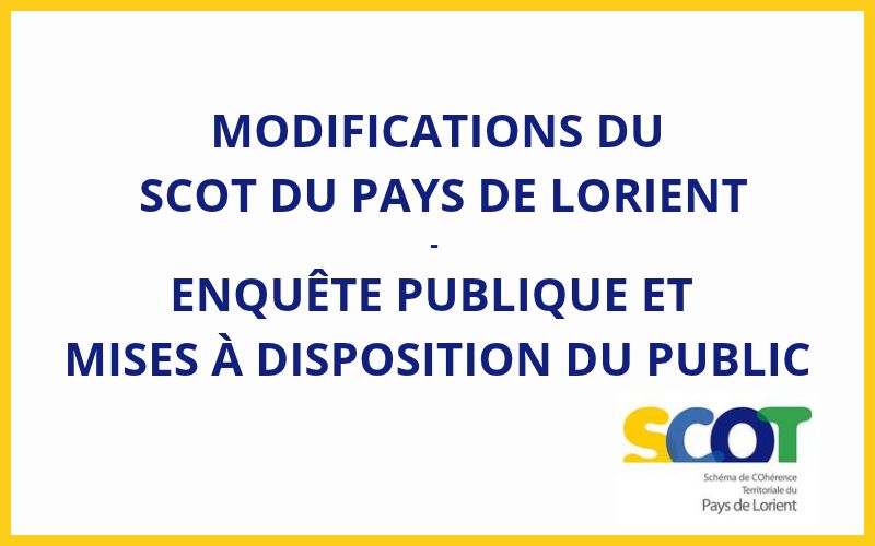 Modifications du SCoT du pays de Lorient