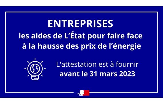 Aides de l’État pour faire face à la hausse des prix de l’énergie : attestations à fournir avant le 31 mars