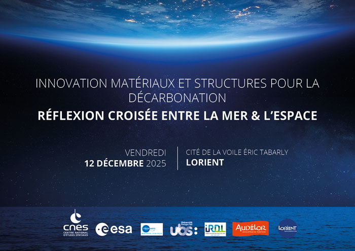 Réflexion croisée entre la mer et l'espace