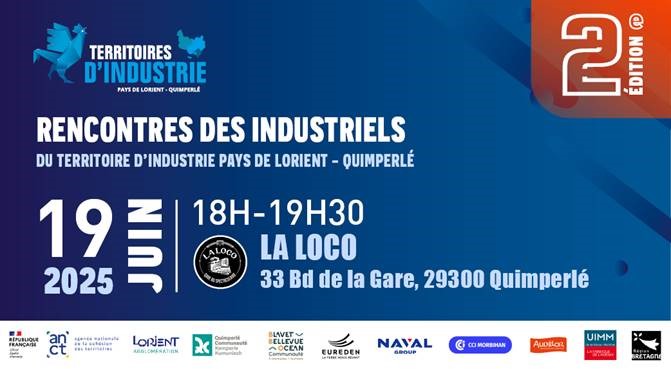 2ème édition des rencontres des industriels du Territoire d’Industrie Pays de Lorient-Quimperlé