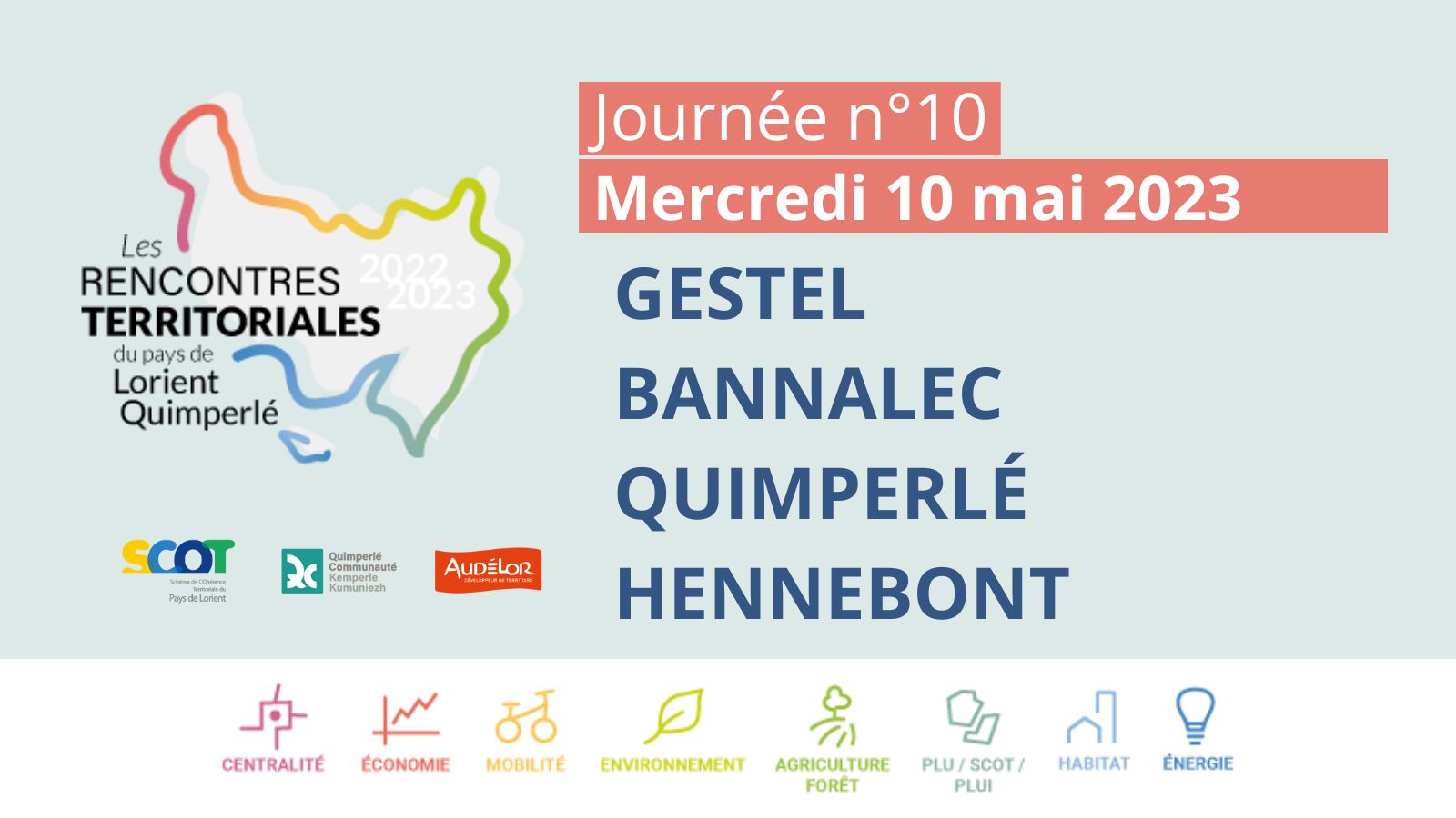 Rencontre territoriale du pays de Lorient-Quimperlé n°10 - Gestel, Bannalec, Quimperlé, Hennebont
