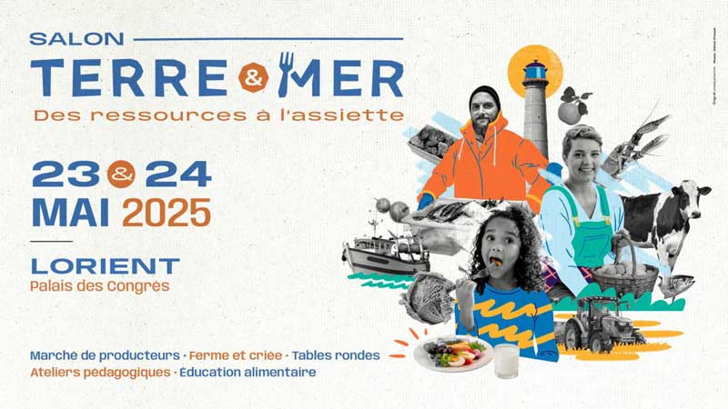 Salon Terre et Mer - Présentation par AudéLor de la toile alimentaire des produits de la terre et de la mer