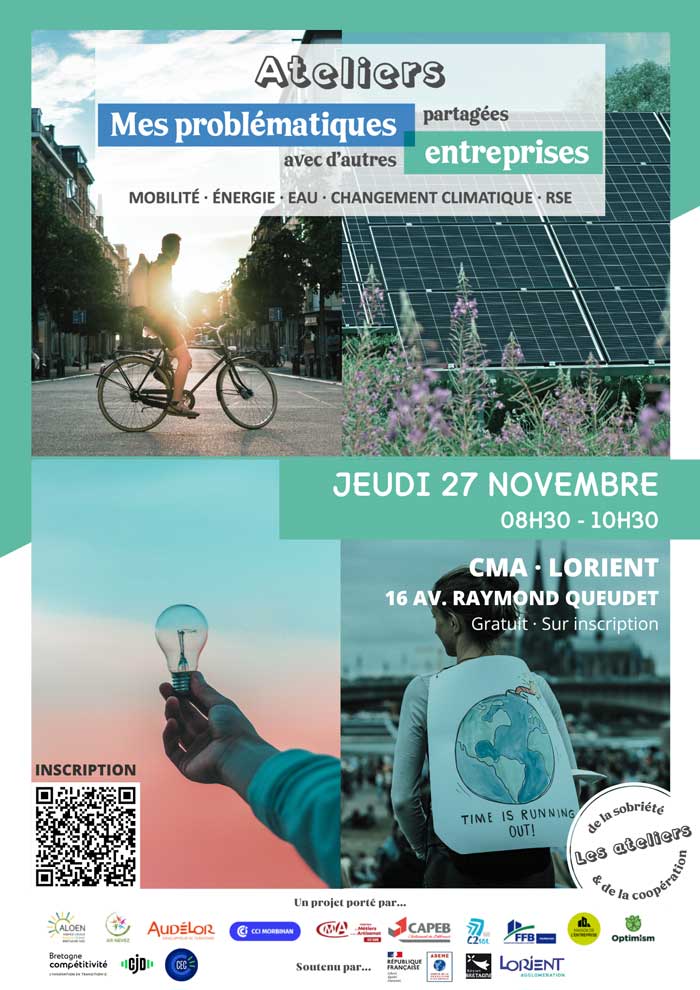Ateliers de la Sobriété et de la coopération - Mes problématiques partagées avec d'autres entreprises