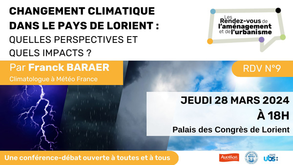 Changement climatique dans le pays de Lorient : quelles perspectives et quels impacts ?  