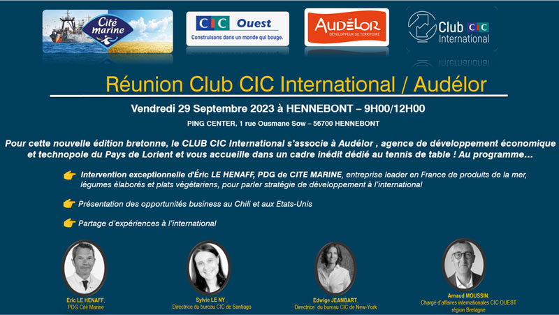 Réunion Club CIC International / AudéLor