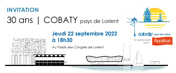 Cobaty pays de Lorient fête ses 30 ans le 22 septembre 2022