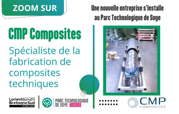 CMP Composites - Spécialiste de la fabrication de composites techniques - s'installe sur l'Espace Teknica au Parc technologique de Soye
