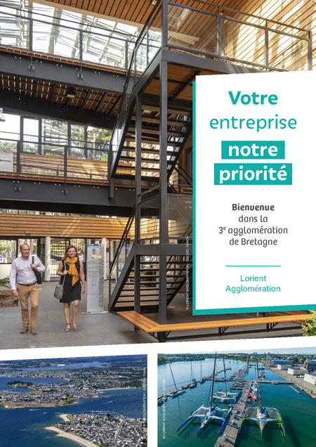 Votre entreprise, notre priorité. Bienvenue à Lorient Agglomération, 3ème Agglomération de Bretagne