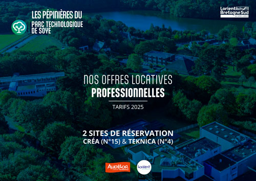 Offres locatives professionnelles au Parc technologique de Soye