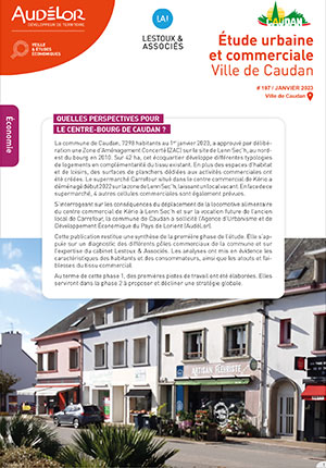 Étude urbaine et commerciale de la Ville de Caudan