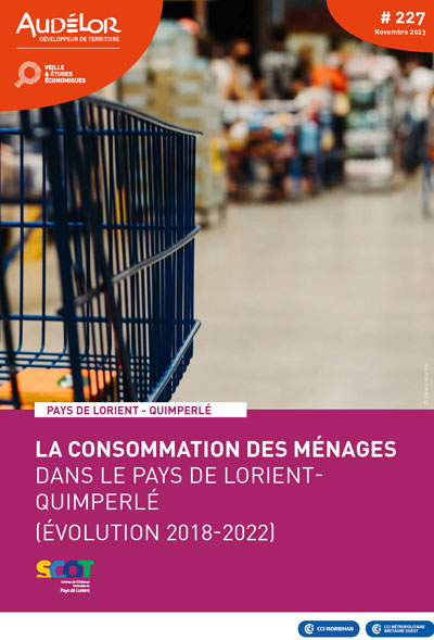 La consommation des ménages dans le pays de Lorient-Quimperlé (évolution 2018-2022)