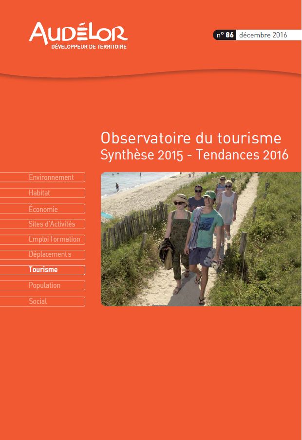 Observatoire du tourisme du pays de Lorient. Synthèse 2015 - Tendances 2016