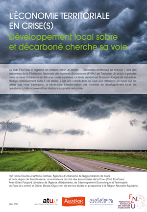 L'économie territoriale en crise(s). Développement local sobre et décarboné cherche sa voie